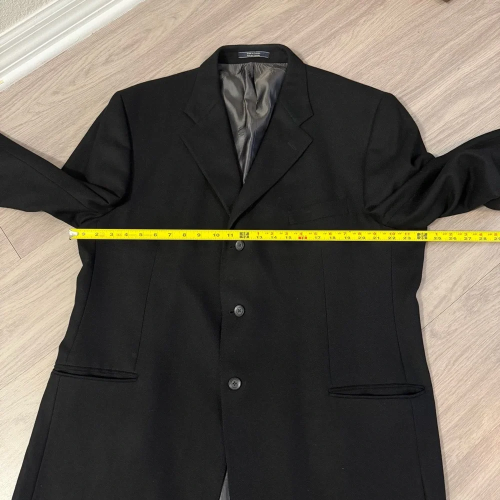 Arnold Brant, 100% Cashmere, Colombo, Black Sports Coat, 3 Button, | M 48 L T‎